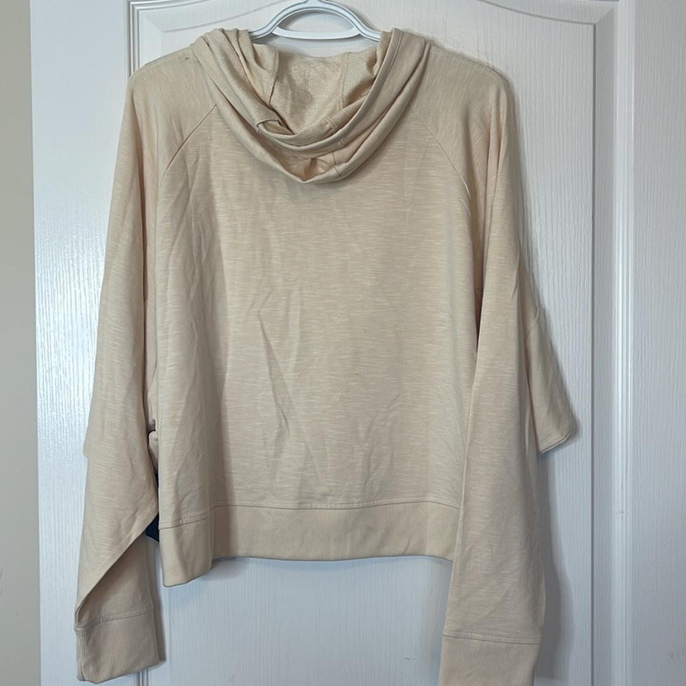 Tommy John Super Soft Terry Lounge Hoodie Parchment Medium - Picture 11 of 15